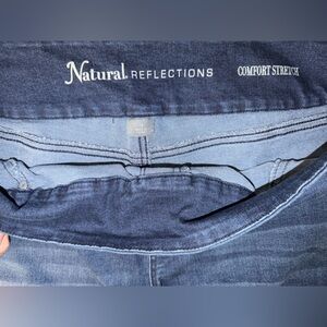 Natural Reflections Dark Blue Jean Shorts